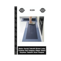 Delux Serisi Tekstil Ürünü Leke Tutmaz Hol Paspası Süper Emici Kaymaz Tabanlı Uzun Paspas Diğer