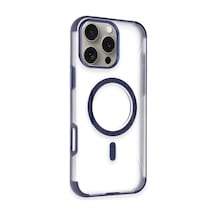 Joko Apple, Uyumlu iPhone 14 Pro Max Hilton Magsafe Kapak - Lacivert