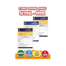 2.sınıf Deneme Sınavı - 3 Kitapcık