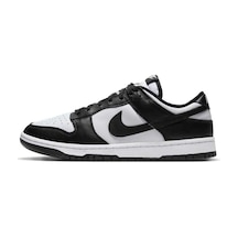Nike Dunk Low Retro Panda Leather Mens Sneaker Hakiki Deri Günlük Spor Ayakkabı Siyah Beyaz Beyaz - Siyah