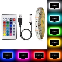 Tv Televizyon Arkası Rgb Şerit Led 5 Metre N11.8836