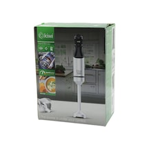 Kiwi Khb-4438 Çubuk El Blender 1200w Değişken Hız Kontrol Düğmesi Güçlü Dc Motor Çelik Bıçak Krom Ka