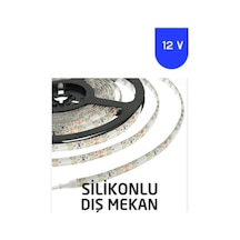 12 Volt 8 Mm 4040 Smd Kırmızı Dış Mekan 60 Ledli 5 Metre Şerit Led