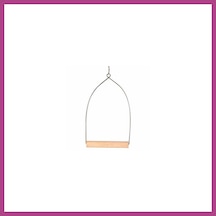 Gees Global Ahşap Metal Askılı Kuş Tüneği 10,5x22,5 Cm Gbzs