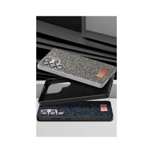 Onegif Samsung Galaxy S25 Ultra Bright Simli Kapak - Gümüş 0.2M-Çok Renkli