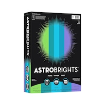 Astrobrights Renkli Kağıt - "cool" Çeşitlilik, 24 Lb Bond Ağırlığı, 8,5 X 11, Çeşitli Soğuk Renkler, 500/rea Genel
