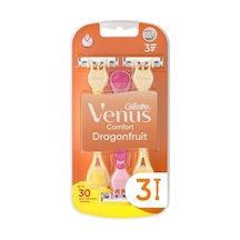 Gillette Venus 3 Tek Kullanımlık Tıraş Makinesi, Kadın, 3 Ejderha Meyvesi Kokulu Tıraş Makinesi