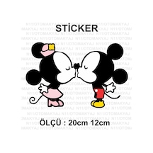 Mickey Mouse Öp - Araba Kask Motosiklet Laptop Taplet Sticker