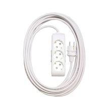 Ekonomik 3'lü Topraklı Çocuk Korumalı Grup Priz 25 Metre Düz Fiş 25 M