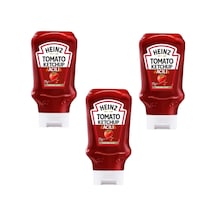 Heinz Tomato Ketchup Acılı Ketçap 375 Gr X 3 Adet