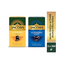 Jacobs Flavours Vanilya + Fındık Aromalı Filtre Kahve 2 x 250 G