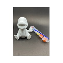 12 Cm Çocuklara Çiftlere Özel 3d Boyama Seti 6 Adet Boya Ve Fırça Dahil
