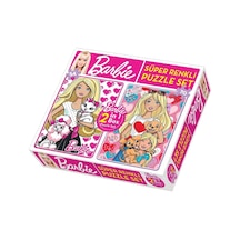 1542 Dıytoy Süper Renkli 2Si1 Arada Puzzle Set - Barbie - 54 70 P