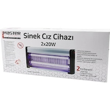 40w Lüx Kasa - Beyaz Kutu 2x20w Sinek Öldürücü Cız Makine Sd-70
