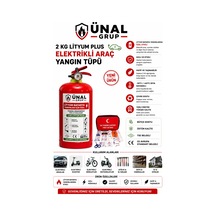 2 Kg Elektrikli Araç Lityum Yangın Söndürücü Yangın Tüpü Araç
