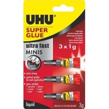 Uhu Super Glue 3'Lu Mini-Japon Yap.