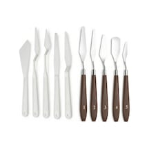 5li Metal Resim Spatulası Palette Knives, Ressam Sipatulası Sıpat