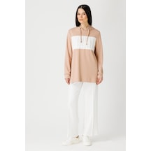 Esswaap Oysh Kumaş Kapişonlu Sweat Pantolon Takım Pudra-pudra Pudra