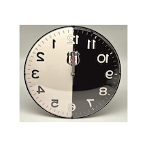 Lisanslı Duvar Saati - Modern Tasarım 0240-keçe-şekilli-48cm