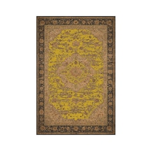 Kartela Halı Novi Halı Jüt Taban Dokuma Halı Hardal Sarısı - 180 X 270 Cm