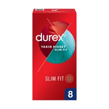 Durex Yakın Hisset Slim Fit Prezervatif 8'li 3'li Avantaj Paketi Mıchu