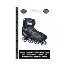 Delux Serisi Pta-1000 Free Style Prof. Paten Abec-7 No:42 6 Bireysel Spor Egzersiz Pateni Çok Renkli