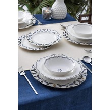 Lorenzo 6 Kişilik 24 Parça Yemek Takımı Renkli