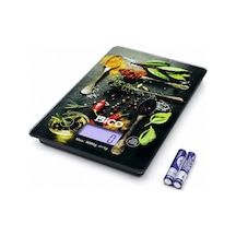 Cam Mutfak Tartısı Terazi Lcd Ekran 5kg/1gr Pilli Gr/oz/ml/ıb Ölçüm İ11-028 5468 Çok Renkli 52170925