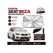 Seat İbiza Şemsiye Tip Ön Cam Güneşliği Katlanabilir Uv Korumalı Araç Cam Güneşlik