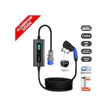 Truwatt Zta307 7kw Taşınabilir Elektrikli Araç Şarj Cihazı 32a/220v 7 Metre