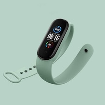 Xiaomi Mi Band 5 İle Uyumlu Saat Kayışı Ent Kaliteli Xiaomi Mi Band 5 İle Uyumlu Spor Saat Kontrast Renkli Termoplastik Lila Çok Renkli