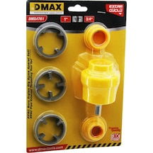 6pcs Plastik Su Borusu Dış Diş Açma Matkap Ucu 1 - 1/2 - 3/4 5399