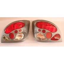 Modifiye Stop Lambasi Sağ / Sol Set 2 Parça Gri / Kırmızı / Beyaz Tyc Ford Fiesta - 2000-2002