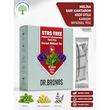 Çareburada Dr. Bronos Strs Free Melisa, Sarı Kantaron, Kedi Otlu Karışık Bitkisel Toz 30 Stick
