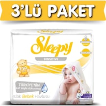 Sleepy Sensitive Islak Havlu 50'li x 9