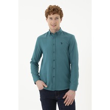 U.s. Polo Assn. Erkek Mint Gömlek Basic 50288629-vr090 Yeşil