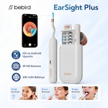 Bebird Earsight Plus Hd Kameralı Akıllı Görsel Kulak Temizleme Cihazı- Beyaz