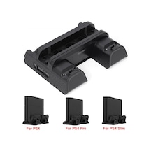 Dobe PS4 Pro Stand Şarj İstasyonu Soğutma Fanlı Multifonksiyonel