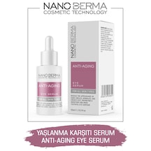 Nanoderma Yaşlanma Karşıtı Serum Göz Çevresi Göz Altı Serumu Kırı