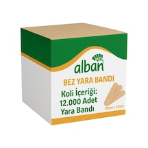 Alban Bez Yara Bandı Toptan Koli 1.200 Paket 10'lu Toplam 12.000 Adet