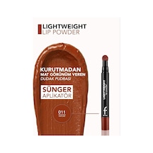 Lightweight Lip Powder Shea Yağı Ve Zeytinyağı İçeren Yoğun Pigmentli Mat Dudak Pudrası No. 011 - Mature - 8682536007535 Çok Renkli
