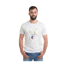 Küçük Prens Little Prince Stars Gezegen Baskılı Beyaz Erkek Tshi