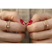 Reis Kuyumculuk T10178 Infinity Ring Altın Yüzük