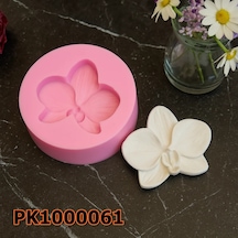 Pk1000061 - Silikon Kalıp Mum Kalıbı Küçük Orkide