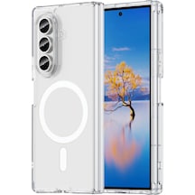 Newface Samsung Uyumlu Galaxy Z Fold 7 Kılıf Magneticsafe Şeffaf Silikon - Şeffaf Şeffaf