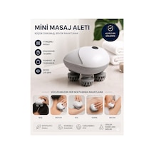 Sarjli Mini Bas Ve Vucut Masaj Aleti Su Gecirmez Silikon Baslikli Sac Derisi Masaj Fircasi Model 234123124213123 Çok Renkli