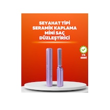 Usb Şarjlı Kablosuz Saç Düzleştirici Seyahat Ve Günlük Kullanım