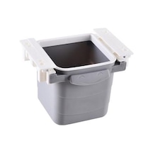 Buffer Mini Masa Çöp Kovası Plastik Tezgah Altı Geri Çekilebilir Yapışkanlı Görünmez Bölme Pratik Çok Renkli