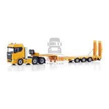 1/50 Lowbed Scanıa R Normal Cr20n 6x2 Twın Steer Semı Low Loader Wıth Ramps - 3 Axle