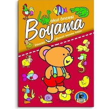 4E Boyama Kitabı Okul Öncesi Dev Boy Karatay Yayınevi